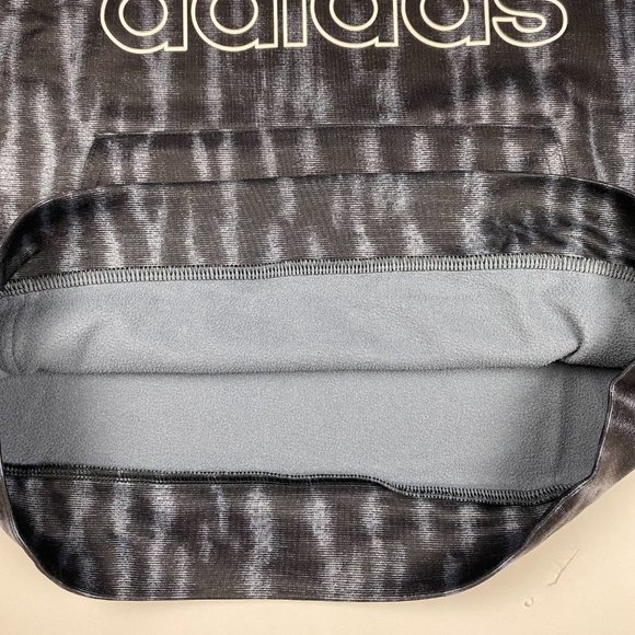 Adidas Pullover Hoodie Women's Large Zebra Stripe Black Gray EW6837 - Picture 4 of 8